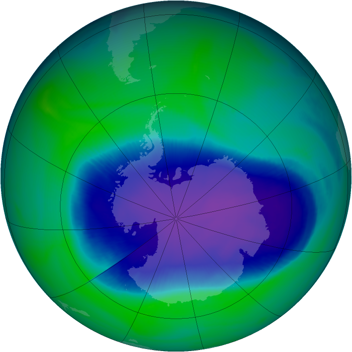 Ozone Map 2006-11-10